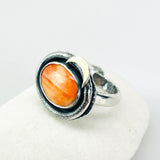 Sterling Silver Spiny Oyster Ring Size 9 3/4