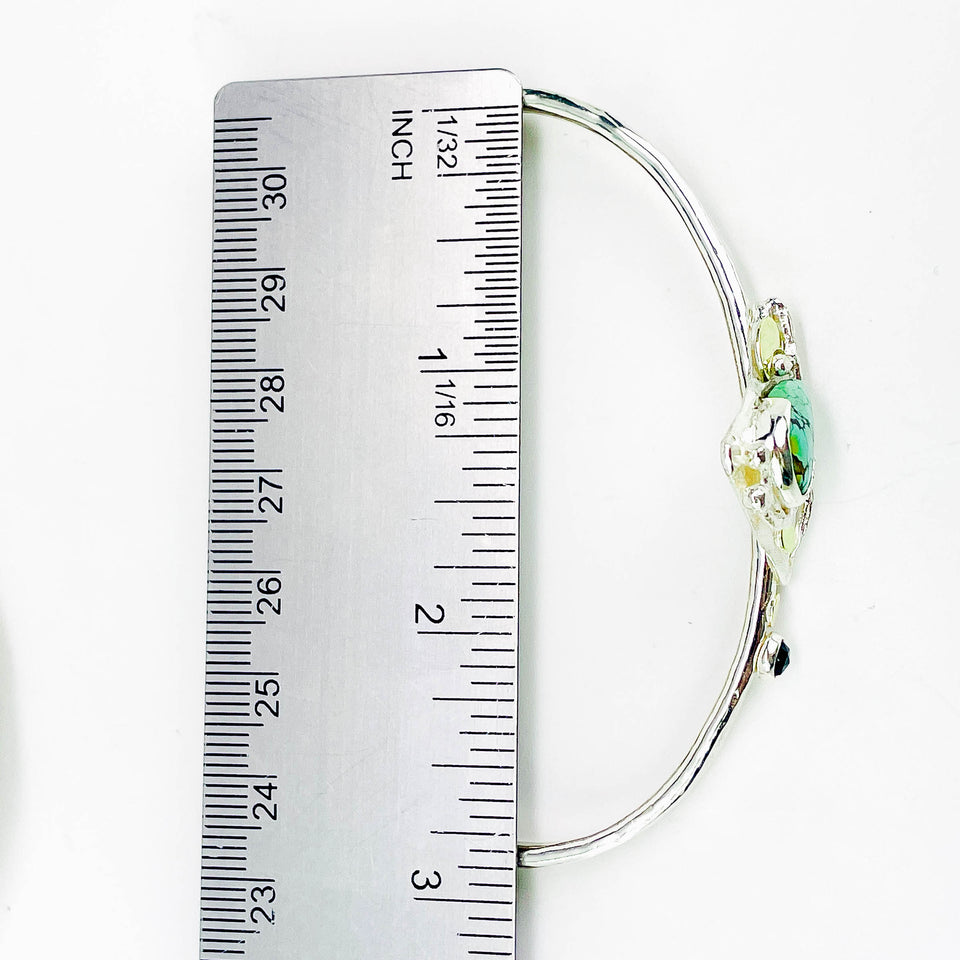 Sterling Silver Turquoise Blue Topaz Bracelet