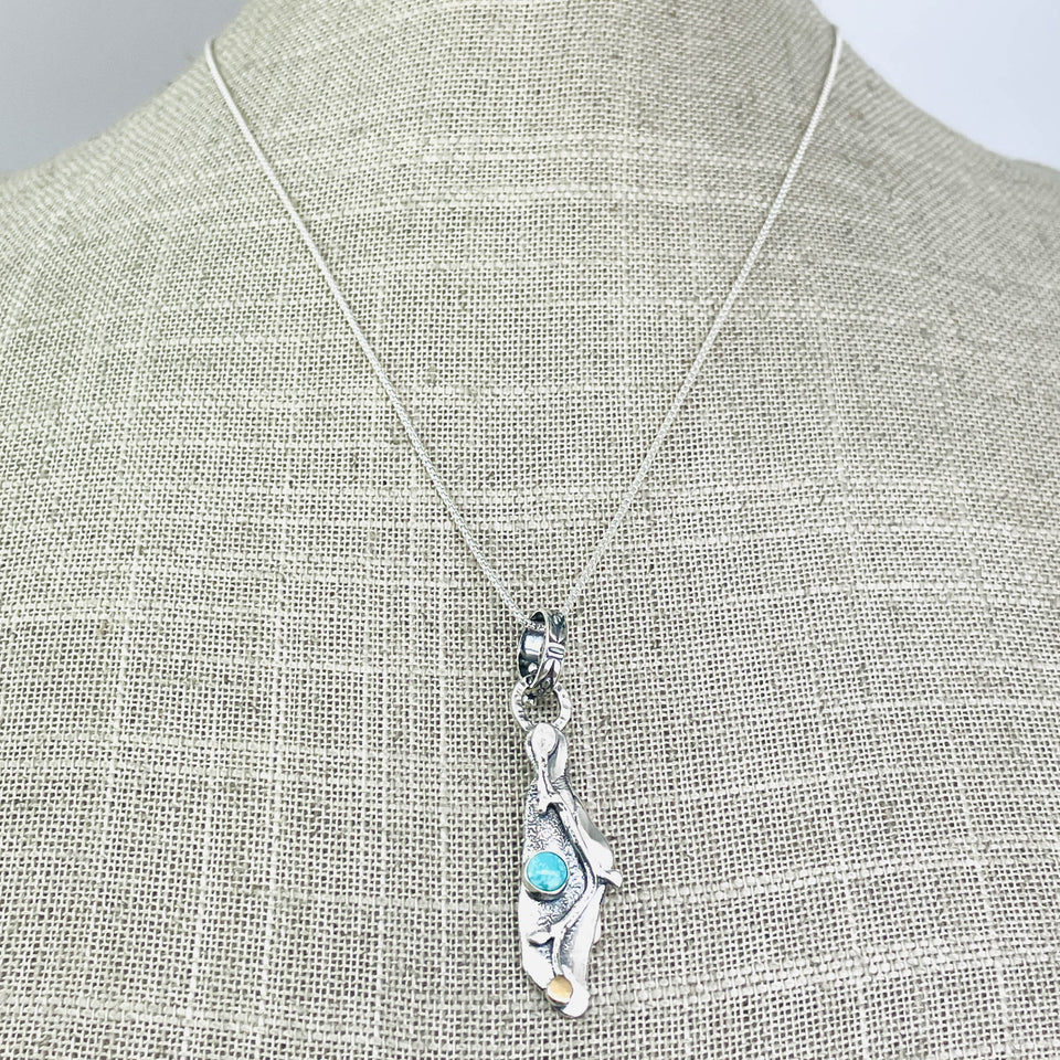 Sterling Silver Twig Necklace | Nature's Wonder Talisman