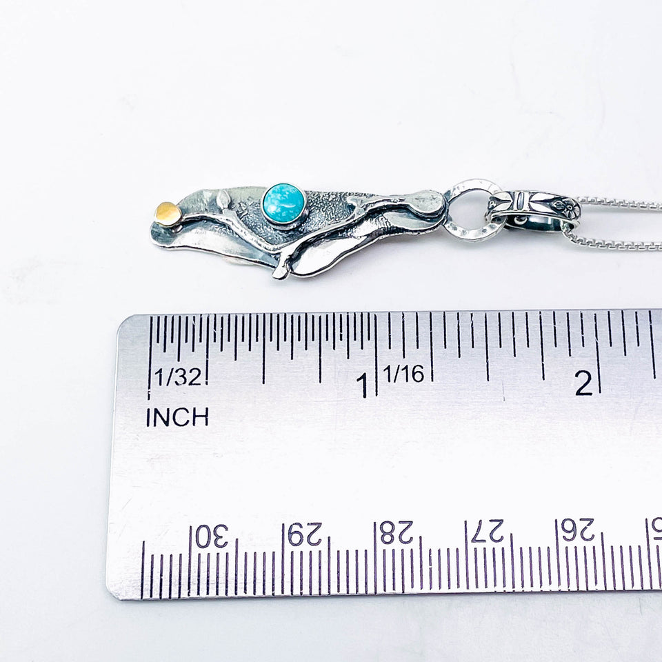 Sterling Silver Twig Necklace | Nature's Wonder Talisman