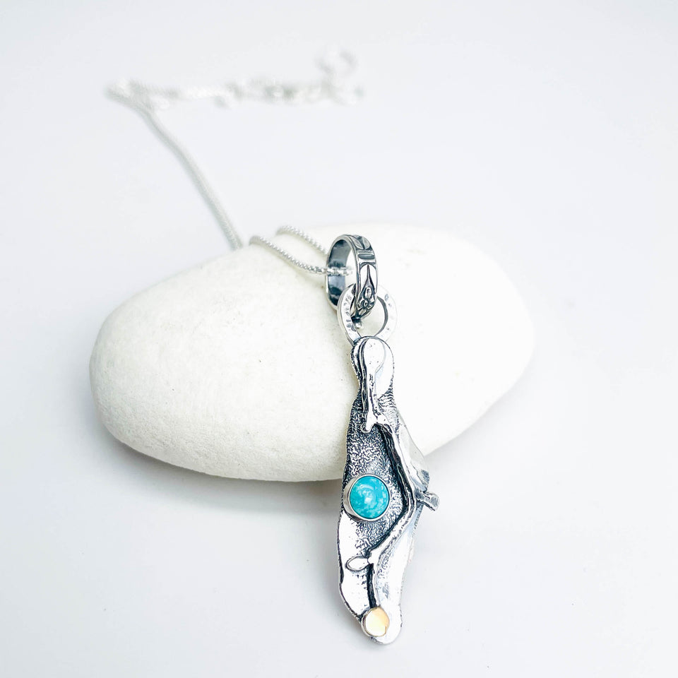 Sterling Silver Twig Necklace | Nature's Wonder Talisman