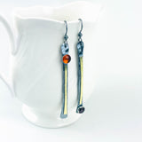 Gunmetal Gold Wabi Sabi Earrings