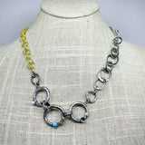 Multi Stone Multi Link Necklace - Keeper Of Ancient Wisdom Talisman