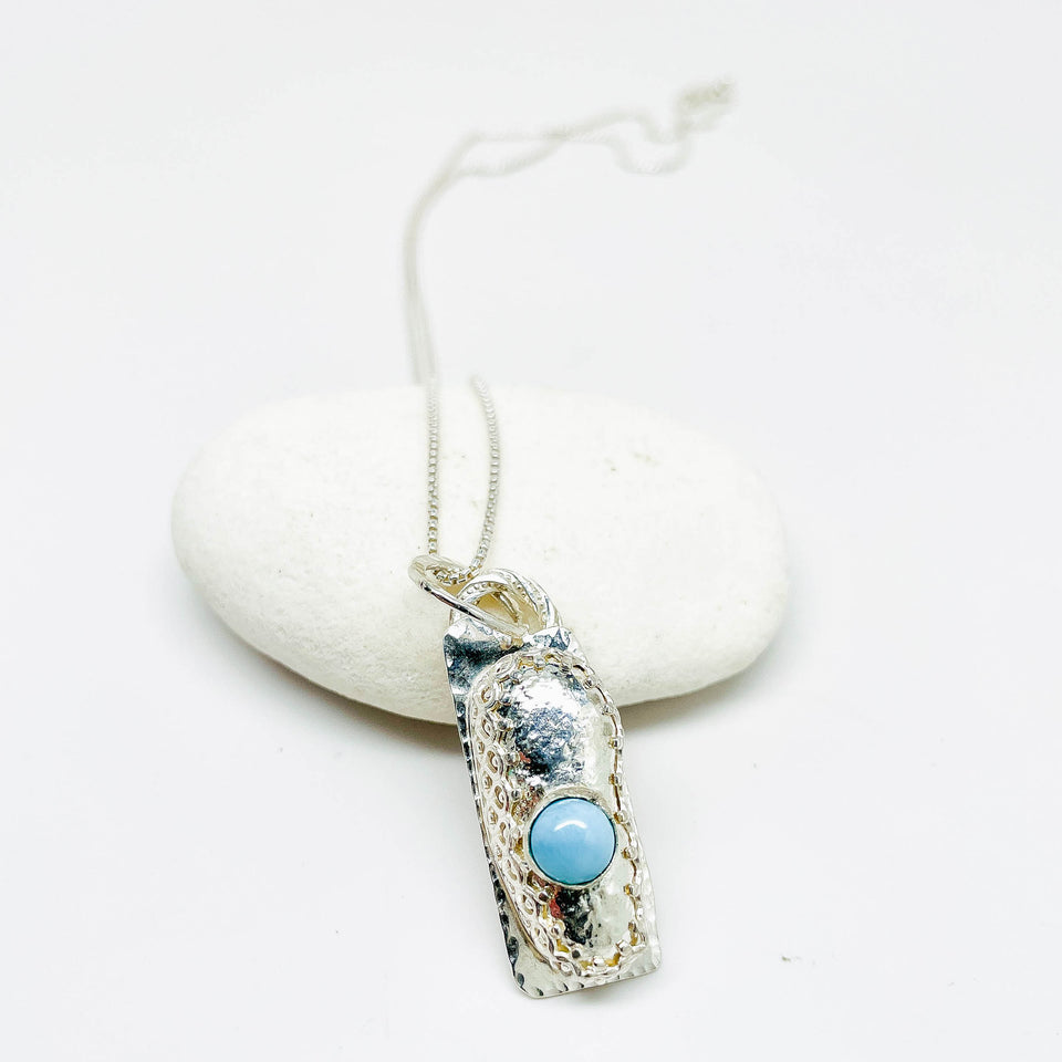 Silver Nugget Necklace