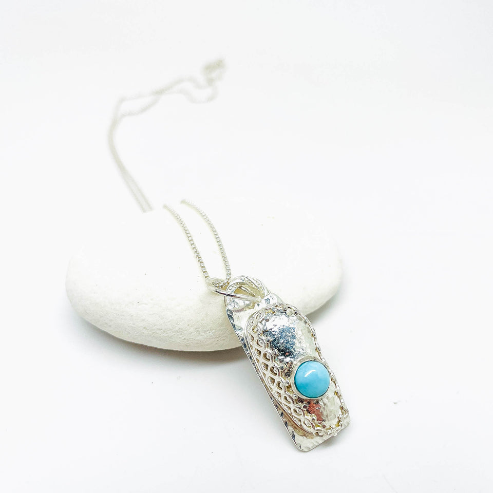 Silver Nugget Necklace