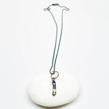 Recycled Sterling Pendant Nugget Necklace
