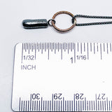 Recycled Sterling Pendant Nugget Necklace
