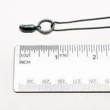 Recycled Sterling Pendant Nugget Necklace