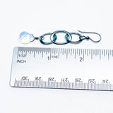 Sterling Silver Opalite Link Earrings
