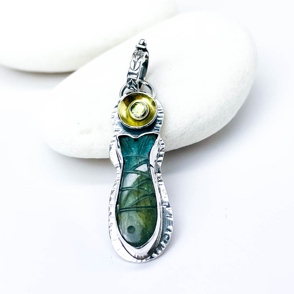 Labradorite Fish Pendants | Stillness Talisman