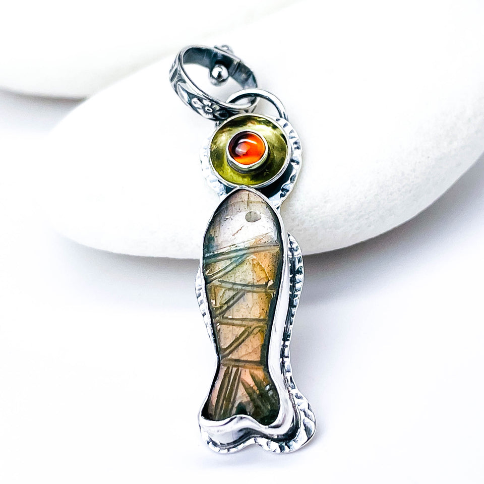 Labradorite Fish Pendants | Stillness Talisman