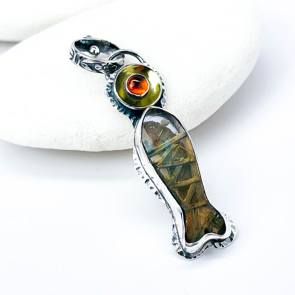 Labradorite Fish Pendants | Stillness Talisman