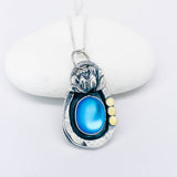 Aurora Crystal Lotus Necklace - Enlightement Talisman