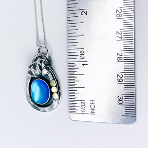 Aurora Crystal Lotus Necklace - Enlightement Talisman