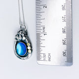 Aurora Crystal Lotus Necklace - Enlightement Talisman