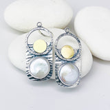 Sterling Silver Pearl Earrings - Harmony Talisman