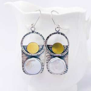 Sterling Silver Pearl Earrings - Harmony Talisman