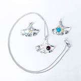 Sterling Silver Ginkgo Pendants | Ginkgo Soul Resilience Talisman