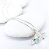 Sterling Silver Ginkgo Pendants | Ginkgo Soul Resilience Talisman