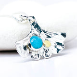 Sterling Silver Ginkgo Pendants | Ginkgo Soul Resilience Talisman