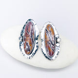 Sterling Silver Jasper Post Earrings
