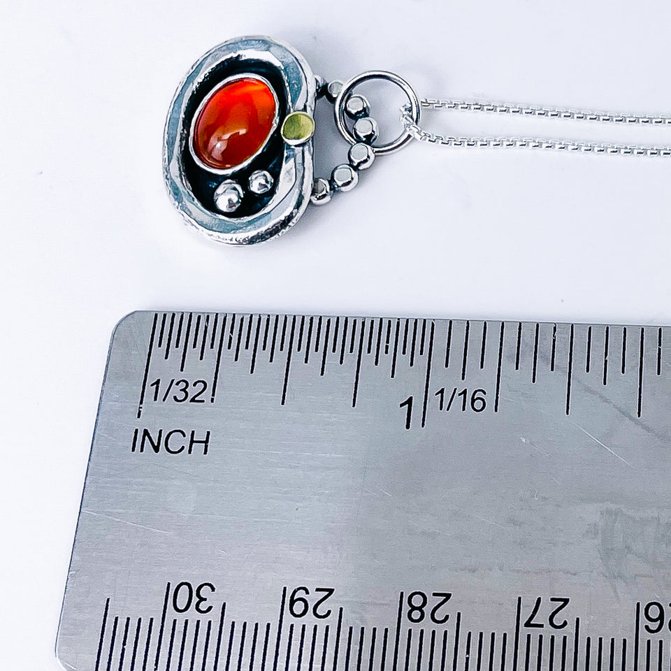 Carnelian Necklace - Tide Lotus Talisman