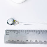 Sterling Silver Pearl Pendant Necklace - Serenity Talisman