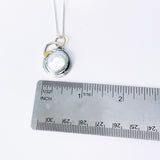 Sterling Silver Pearl Pendant Necklace - Serenity Talisman