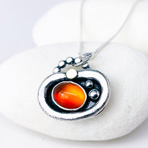 Carnelian Necklace - Tide Lotus Talisman