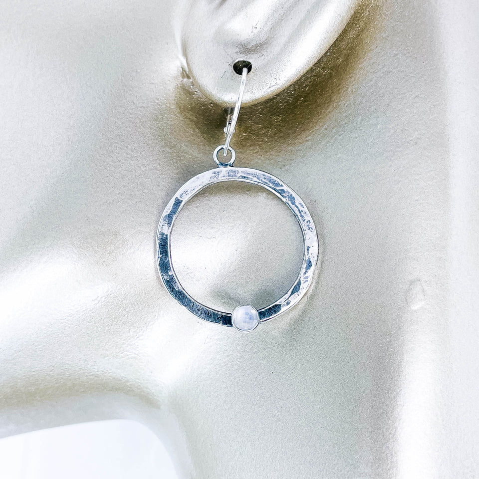 Sterling Silver Hoop Earrings - Creation Talisman