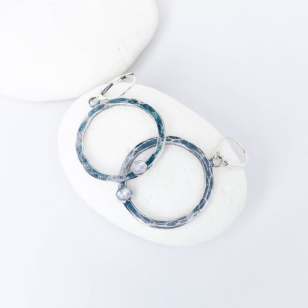 Sterling Silver Hoop Earrings - Creation Talisman