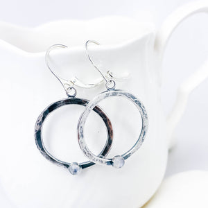 Sterling Silver Hoop Earrings - Creation Talisman