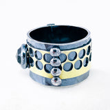 Holy Gold Garnet Ring - Transformation Talisman Size 8.5
