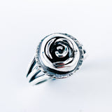 Sterling Silver Rose Ring Size 6 - Love Talisman - DawnsArtisanJewelry.com
