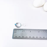 Sterling Silver Blue Topaz Nest Earrings