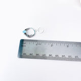 Sterling Silver Chalcedony Nest Earrings