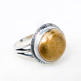 Sterling Silver Bronze Dome Ring Size Size 8