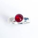 Sterling Stackable Rings with Gemstones - DawnsArtisanJewelry.com