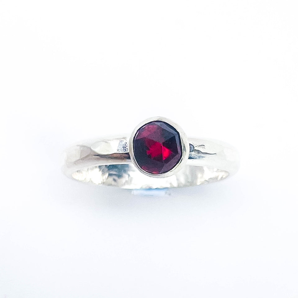 Sterling Stackable Rings with Gemstones - DawnsArtisanJewelry.com