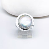 Sterling Silver Pearl Ring Size 7 1/2