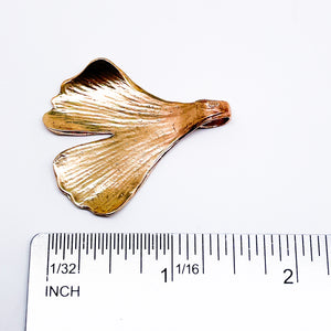 Bronze Ginko Leaf Pendant