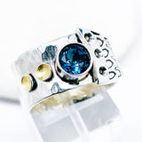 London Blue Topaz Ring Size 7