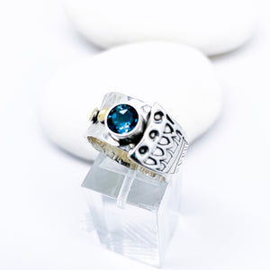 London Blue Topaz Ring Size 7