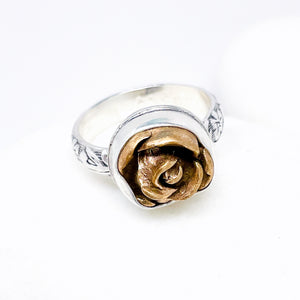 Bronze Ring Women’s - Rose Ring Size 6 1/2