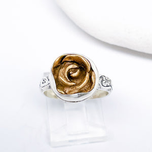 Bronze Ring Women’s - Rose Ring Size 6 1/2