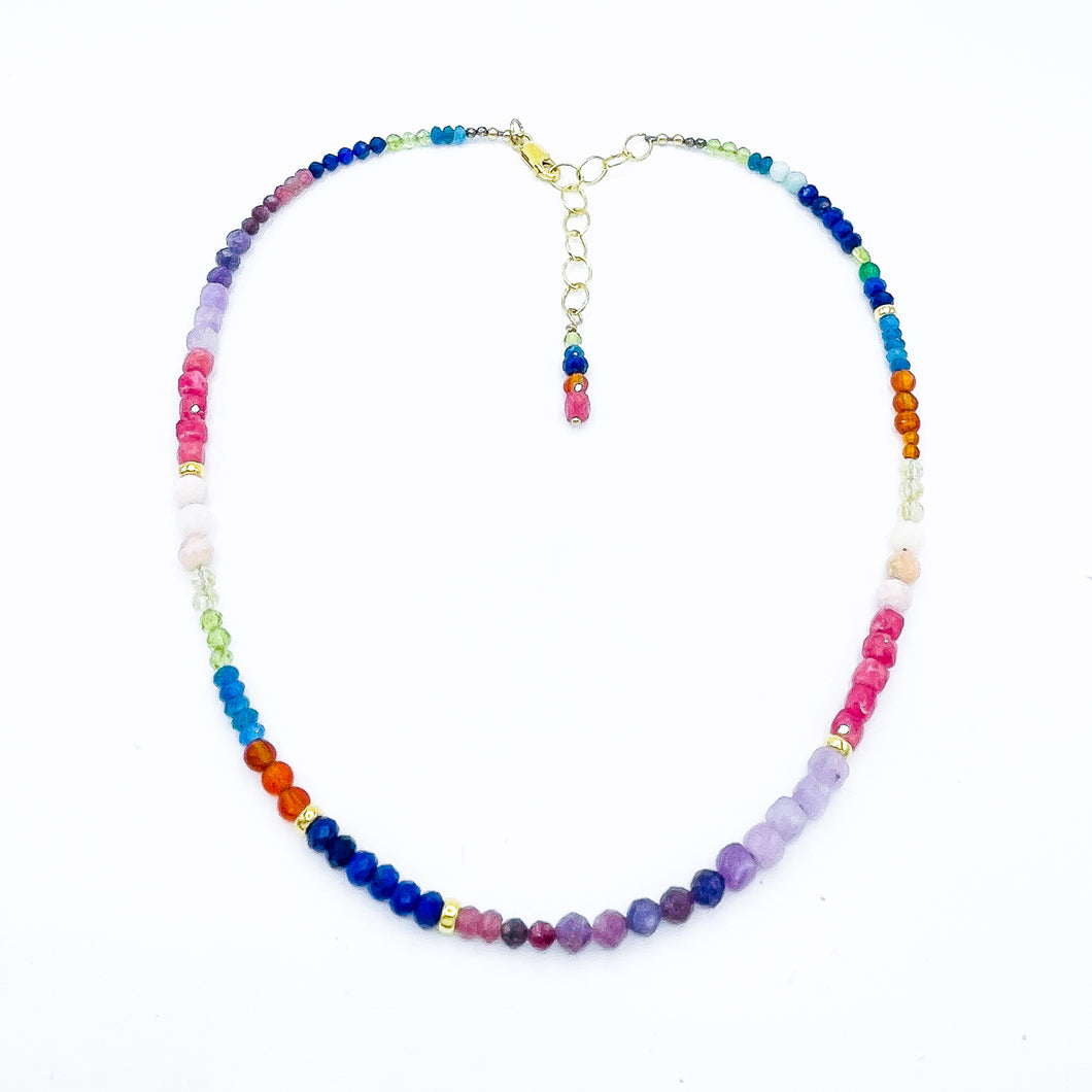 Precious Beaded Necklace - Rainbow Collection