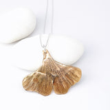Bronze Ginkgo Leaf Pendant – Ancient Grace Talisman