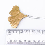 Bronze Ginkgo Leaf Pendant – Ancient Grace Talisman