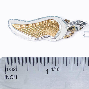 Bronze Angel Wing Pendant – Wing of Light