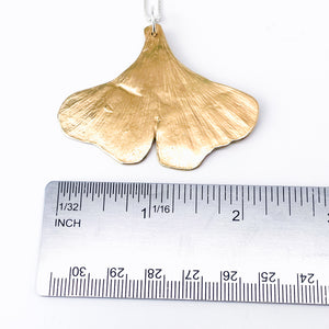 Bronze Ginkgo Leaf Pendant – Ancient Grace Talisman